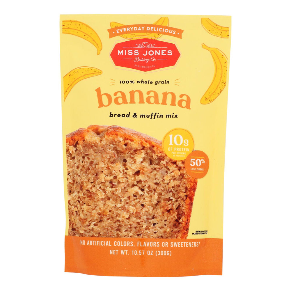 Miss Jones Baking Co - Evrydy Dlcs Banana Muff - Case Of 6-10.57 Oz
