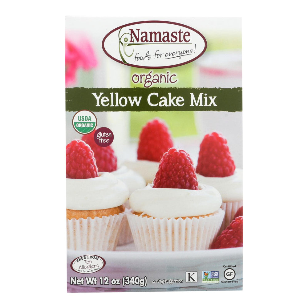 Namaste Foods Yellow Organic Cake Mix - Case Of 6 - 12 Oz