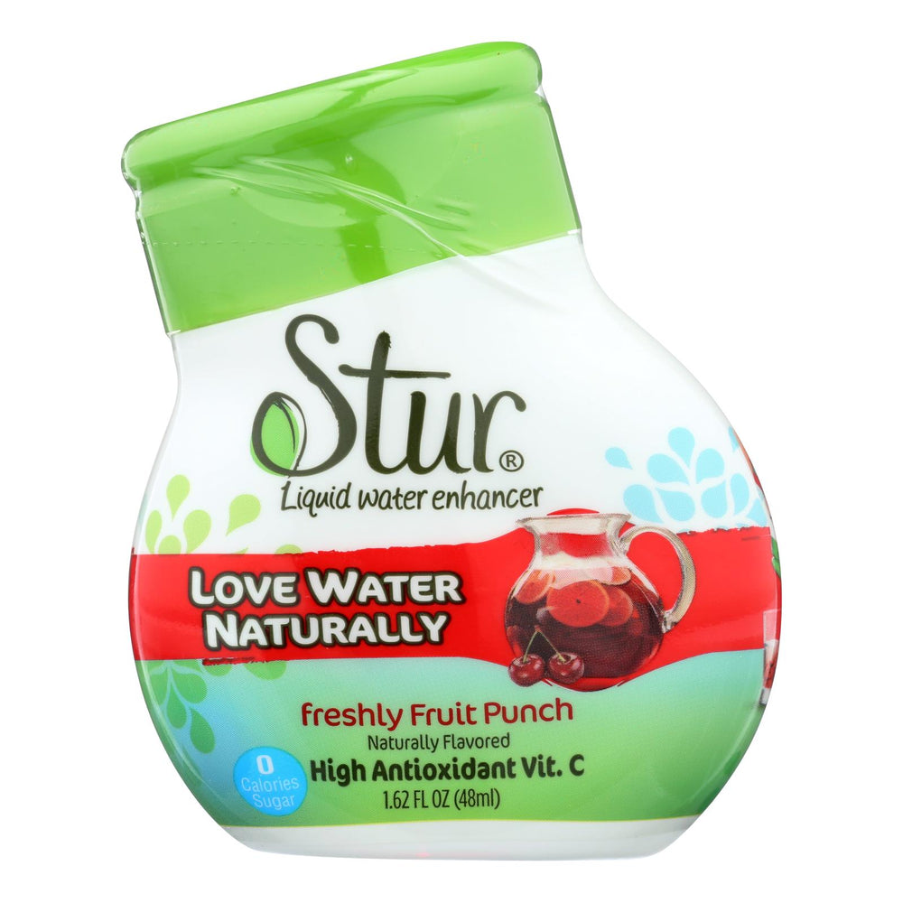 Stur Fruit Punch Liquid Water Enhancer - Case Of 6 - 1.62 Fz