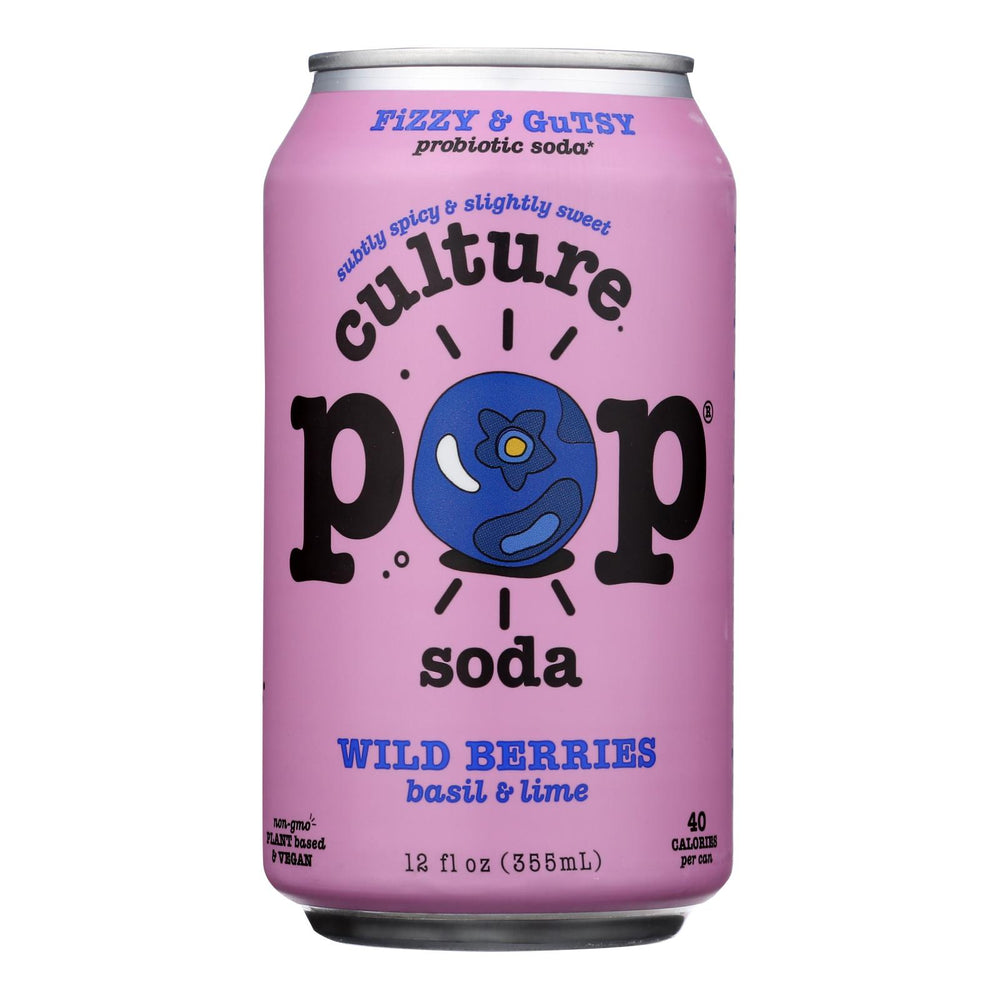 Culture Pop Soda - Soda Wild Berries - Case Of 6-4/12 Fz