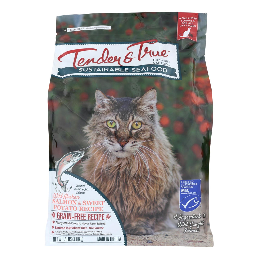 Tender & True - Cat Food Slmn Sweet Pot - Case Of 5 - 7.00 Lb