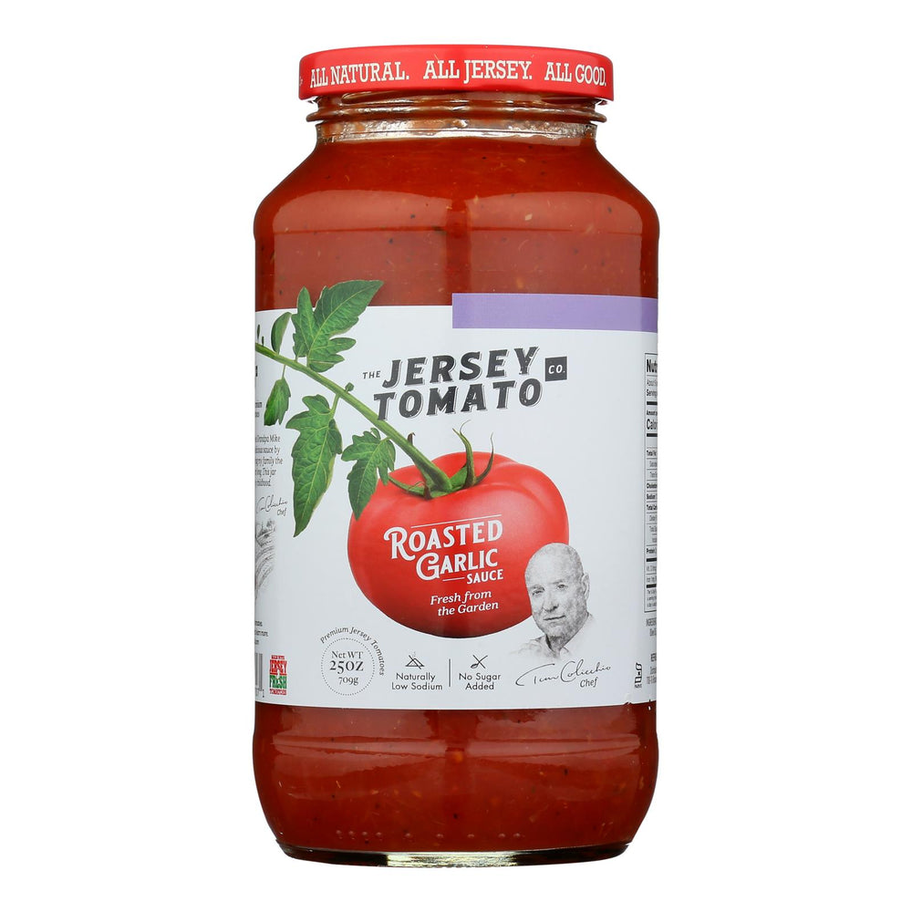 Jersey Tomato Co. The - Sauce Tomato Roasted Garlic - Case Of 6-25 Fz