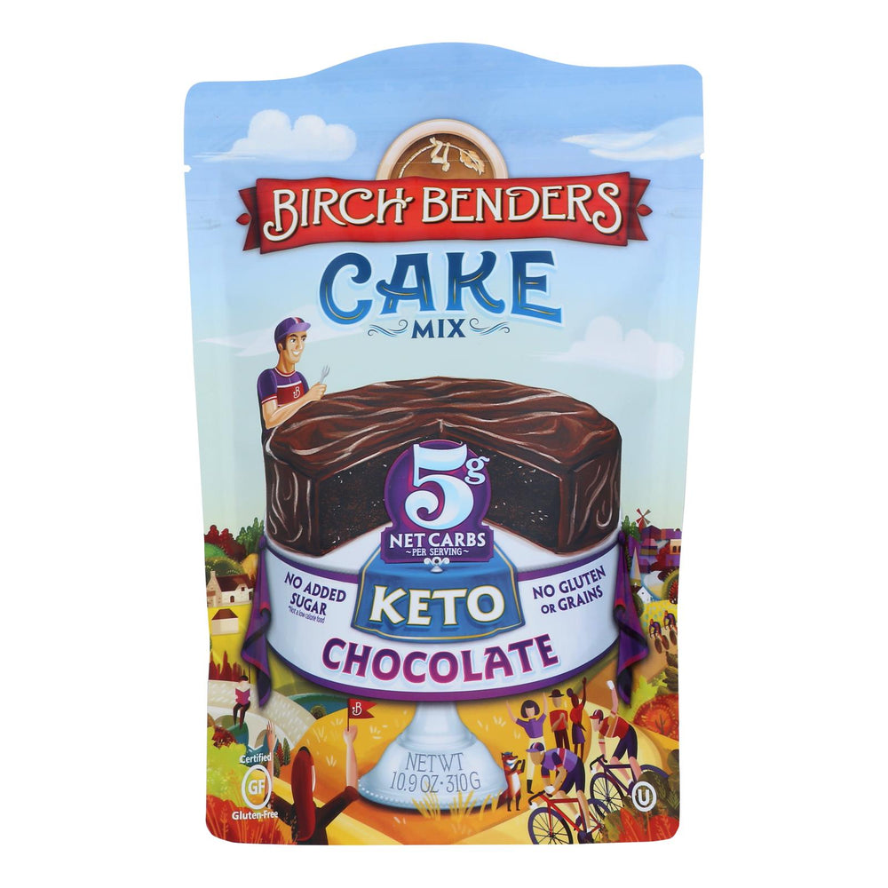 Birch Benders - Cake Mix Chocolate Keto - Case Of 6-10.9 Oz