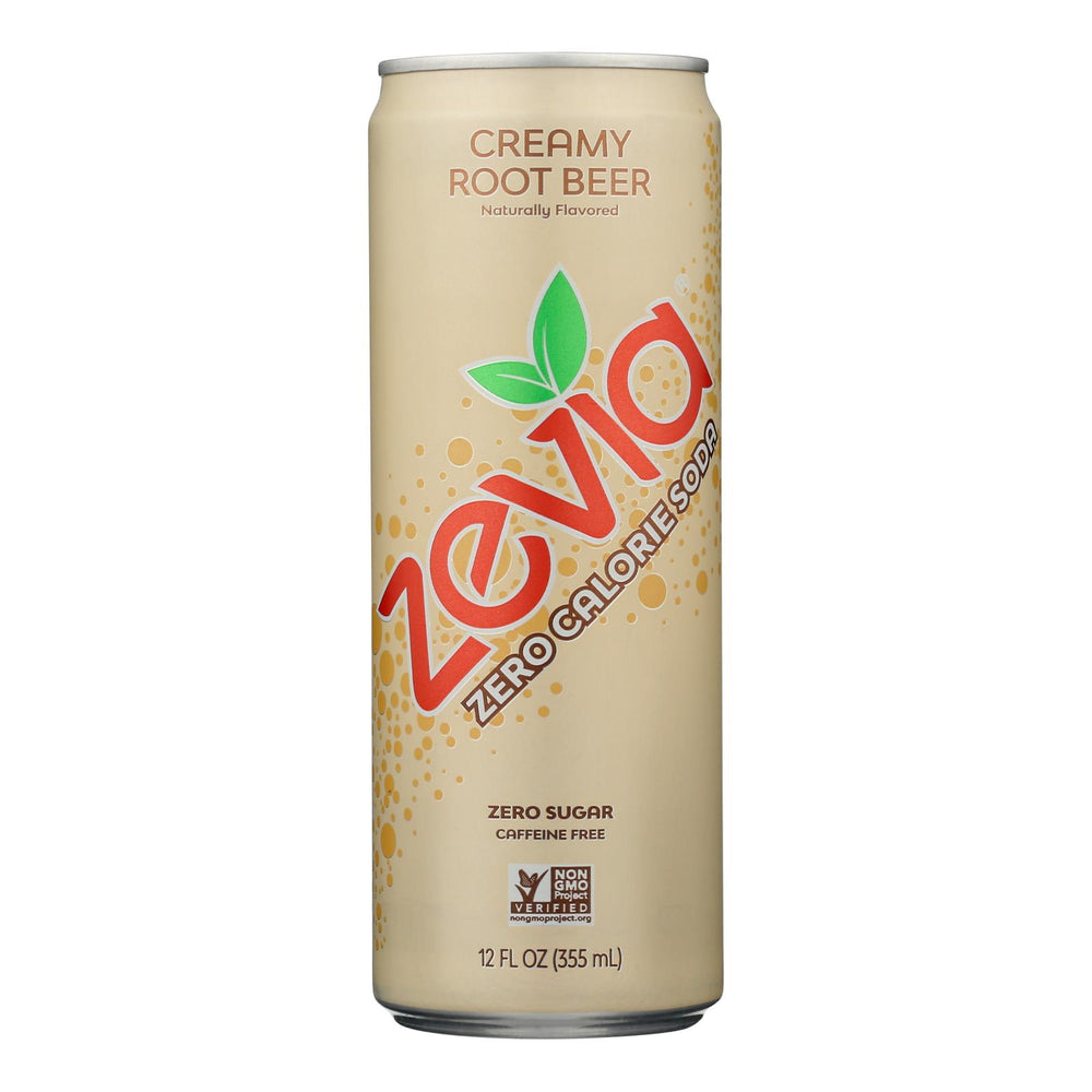 Zevia - Soda Creamy Root Beer - Case Of 12-12 Fz