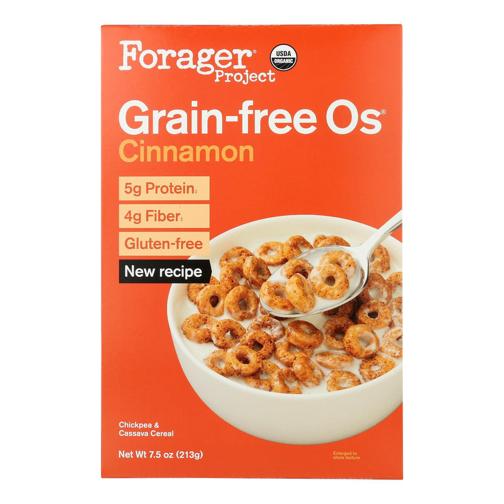 Forager Project - Cereal Cinnamon Green Free - Case Of 8-7.5 Oz