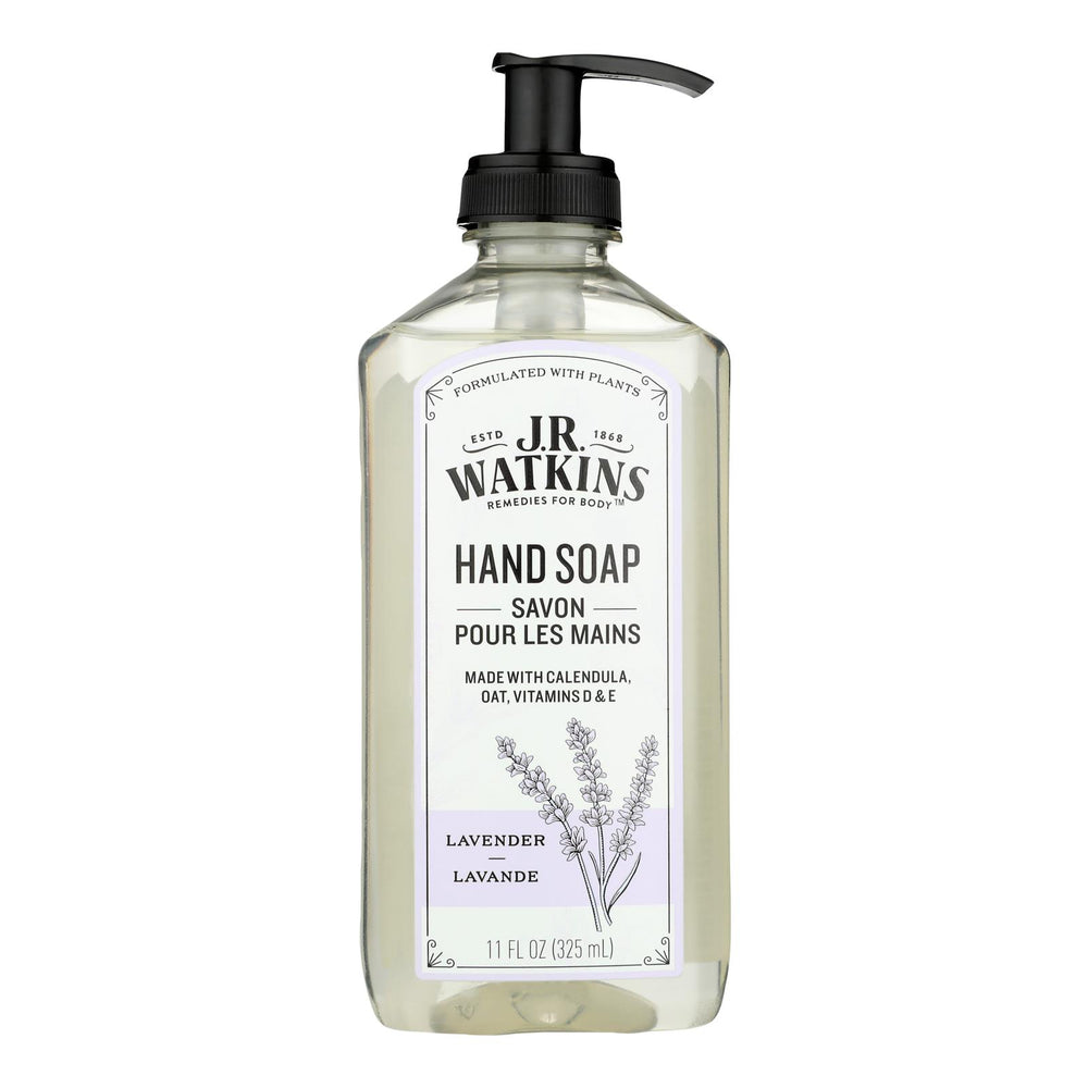 J.r. Watkins - Hand Soap Gel Lavender - Case Of 3-11 Fz