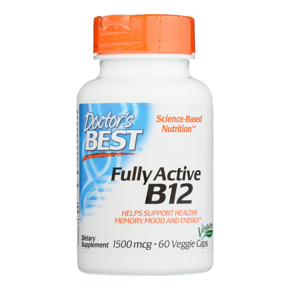 Doctor's Best - Fully Active B12 1500mcg - 1 Each-60 Vcap