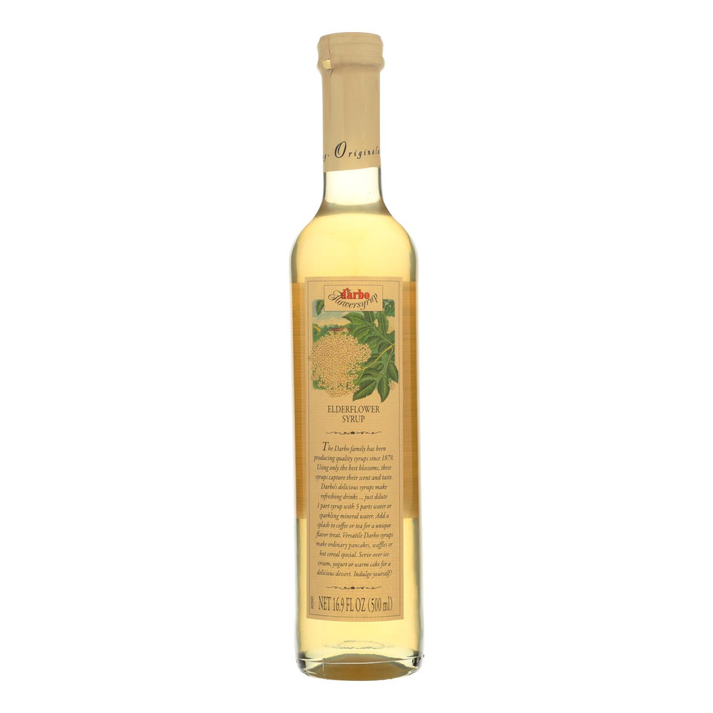 D'arbo Elderflower Syrup - Case Of 6 - 16.9 Fz