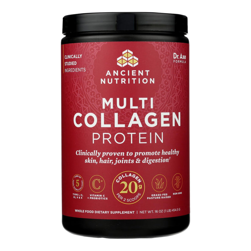 Ancient Nutrition - Mlti Collagen Protein Powder - 1 Each 1-16 Oz