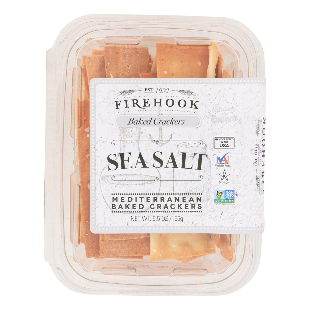 Firehook - Crackers Sea Salt - Case Of 8-5.5 Oz