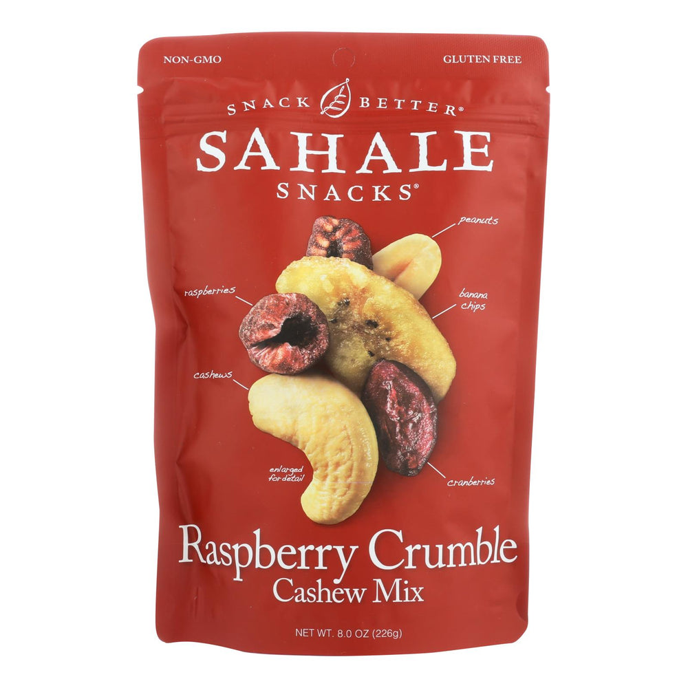 Sahale Snacks Raspberry Crumble Cashew Trail Mix - Case Of 4 - 8 Oz.