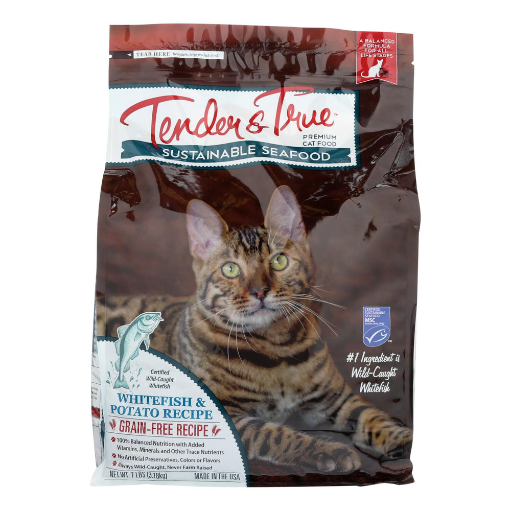 Tender & True Cat Food, Ocean Whitefish And Potato - Case Of 5 - 7 Lb