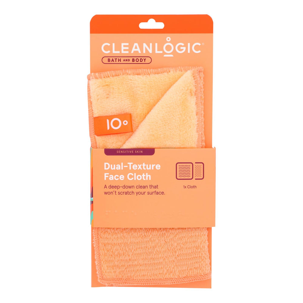 Cleanlogic - Face & Body Clth Dual Txtr - 1 Each-1 Ct