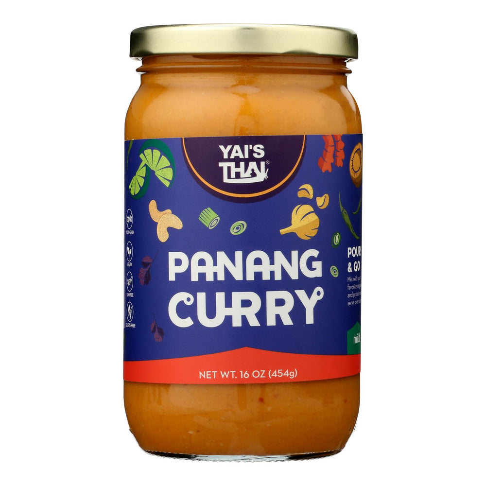 Yai's Thai - Sauce Curry Panang - Case Of 6-16 Fz
