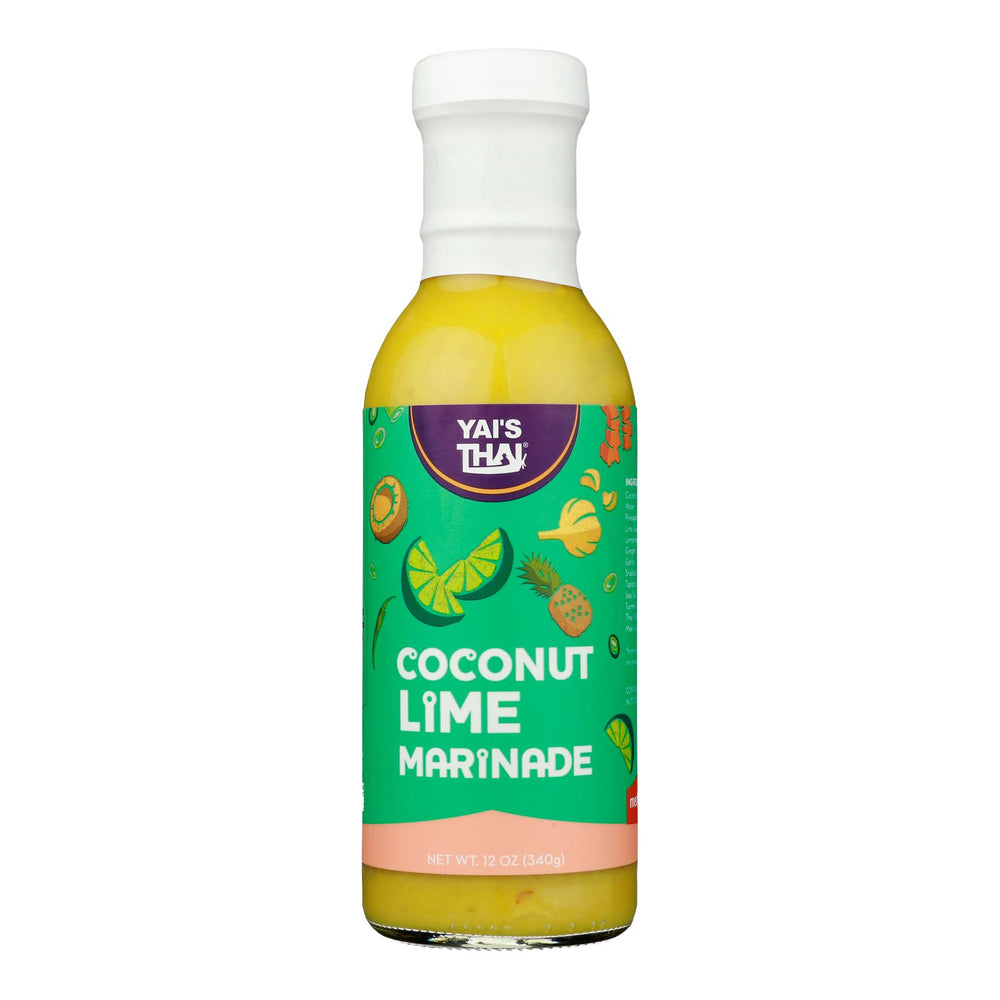 Yai's Thai - Marinade Coconut Lime - Case Of 6-12 Fz