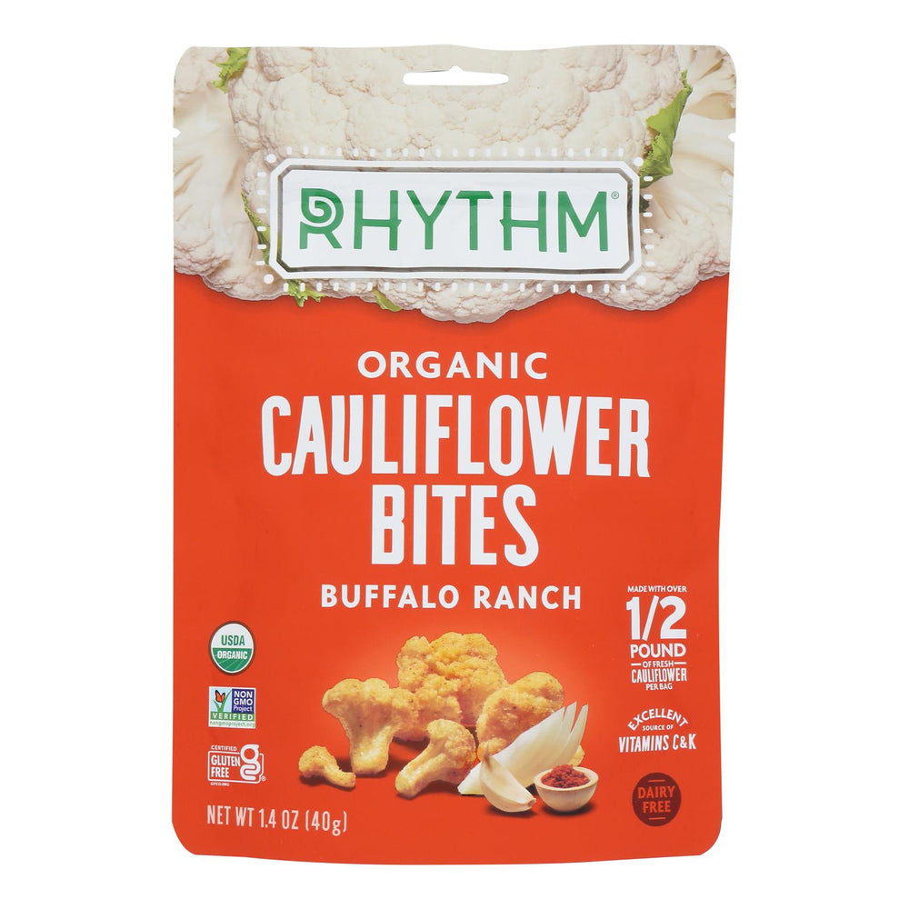 Rhythm Superfoods - Clflwr Bites Bfl Ranch - Case Of 8-1.4 Oz