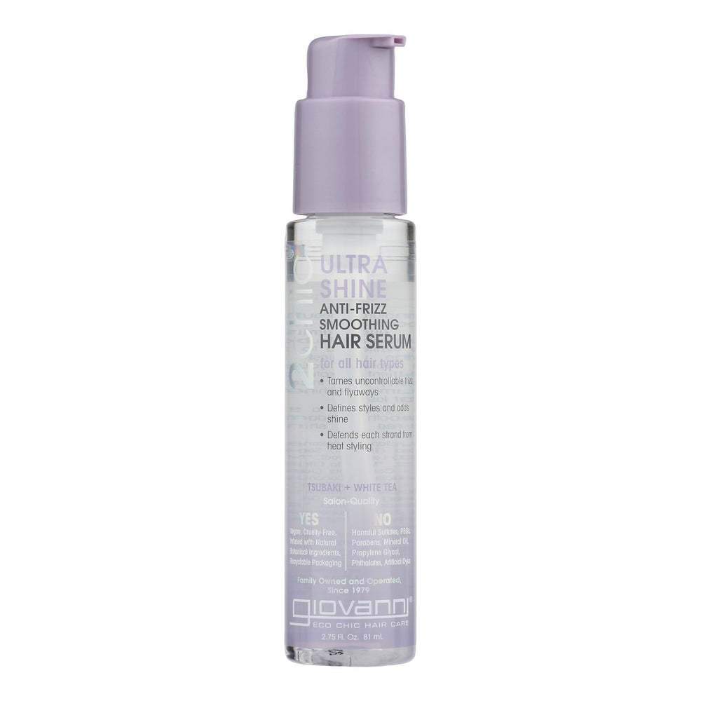 Giovanni Hair Care Products - Serum Anti Frizz 2chic - 1 Each-2.75 Fz