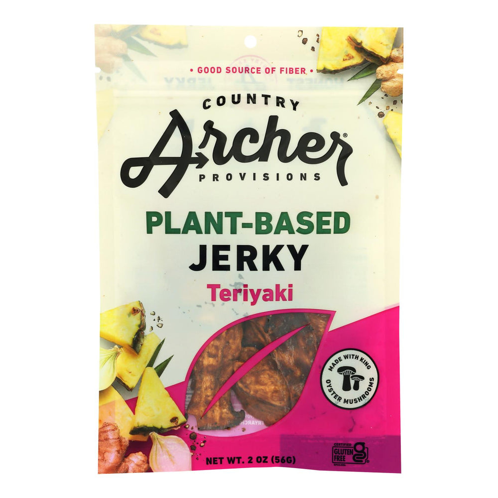 Country Archer - Jerky Teriyaki Plant Bsd - Case Of 12-2 Oz