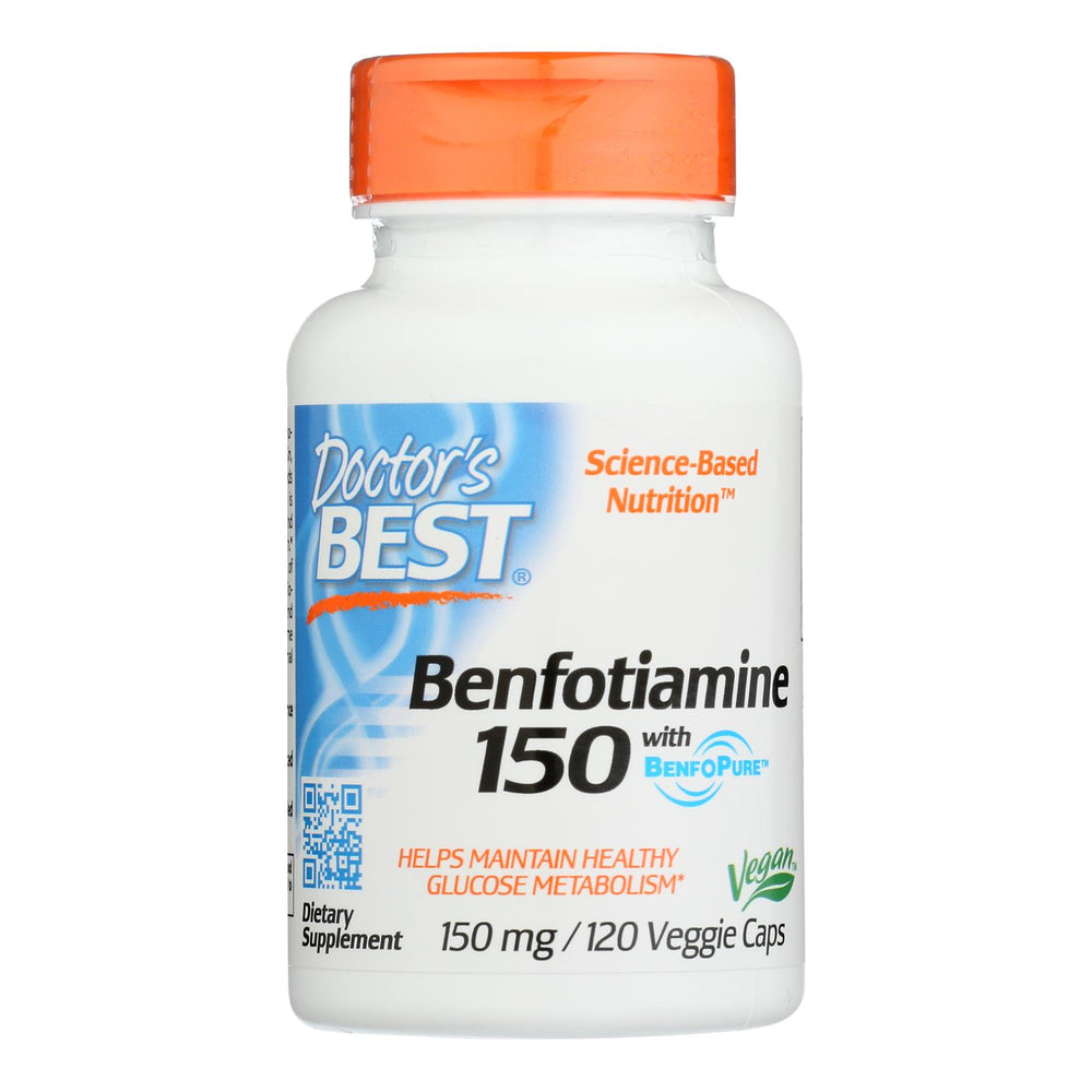 Doctor's Best - Benfotiamine 150mg - 1 Each-120 Vcap