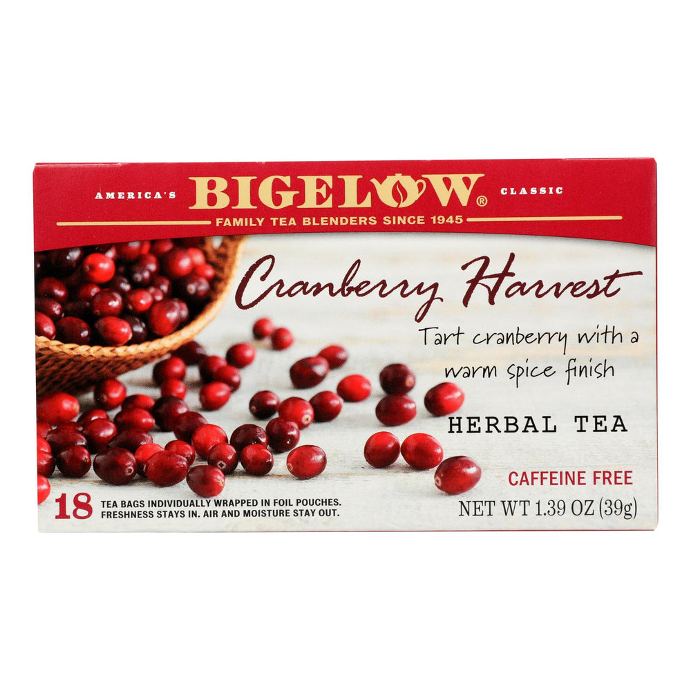 Bigelow Tea - Tea Cranberry Harvest - Case Of 6 - 18 Bag