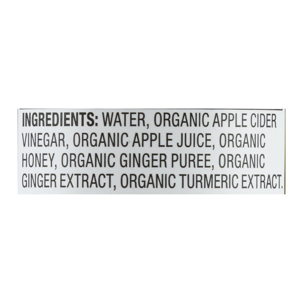 Bragg - Acv Shot Ginger Trmrc - Case Of 4-2 Fz