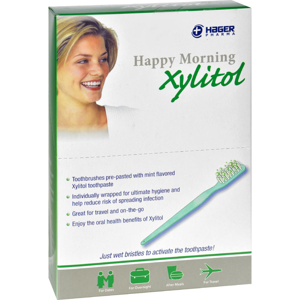 Hager Pharma Toothbrush - With Xylitol - Happy Morning - 1 Case