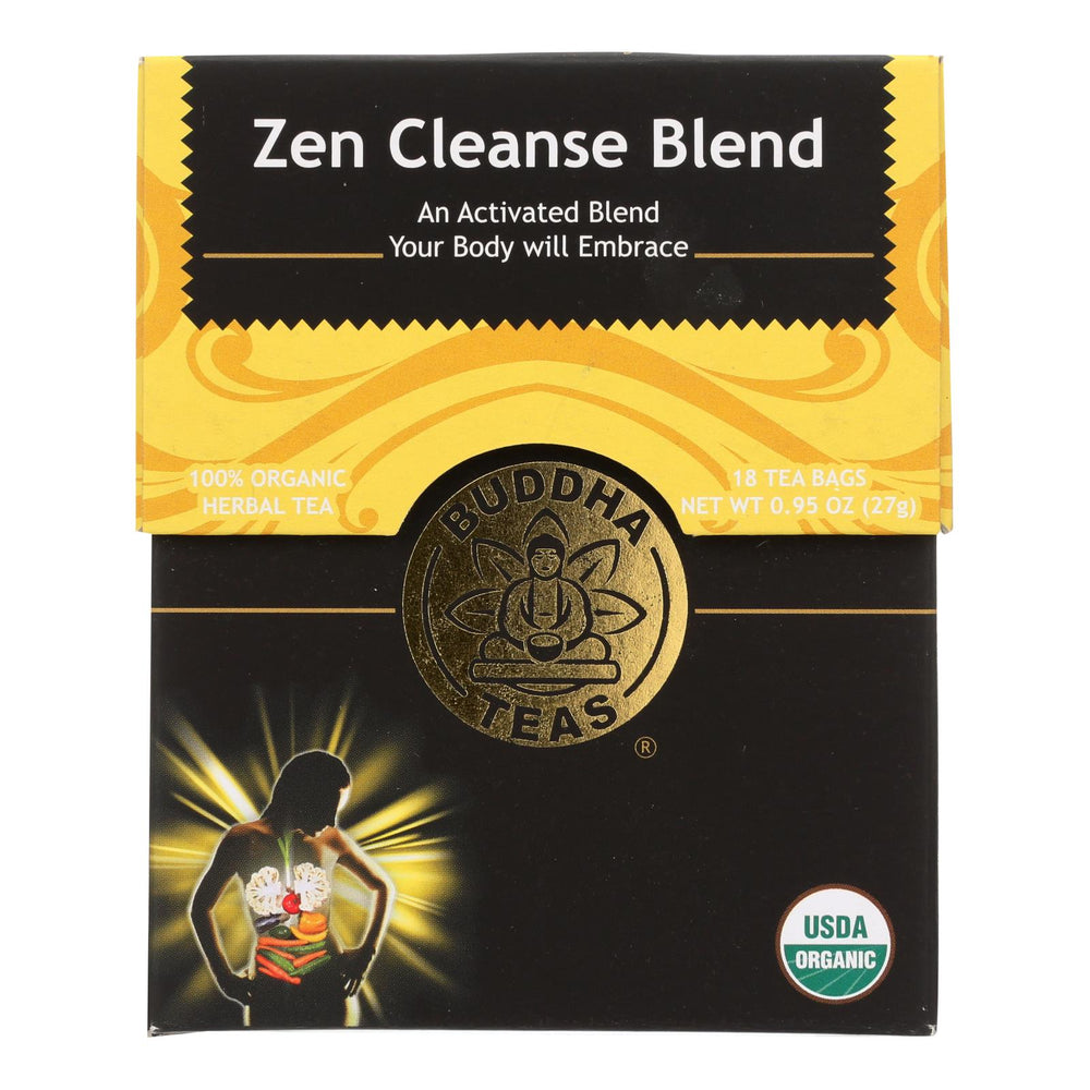 Buddha Teas -tea - Zen Cleanse Blend - Case Of 6 - 18 Bag