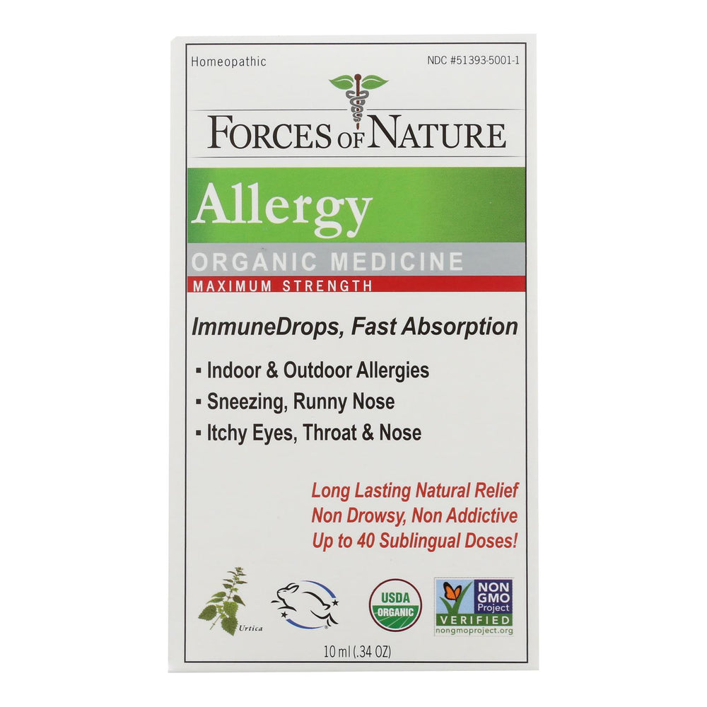 Forces Of Nature - Allergy Drp Max Immun - 1 Each - 10 Ml