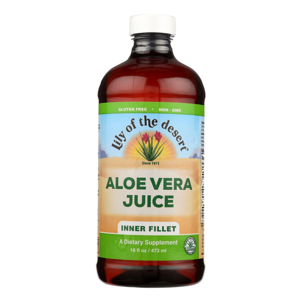Lily Of The Desert - Aloe Vera Juice - Inner Fillet - Case Of 12 - 16 Fl Oz.