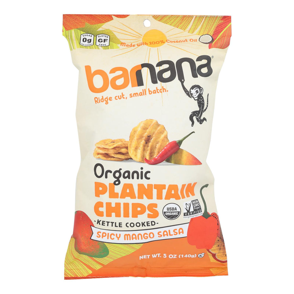 Barnana - Plntn Chps Spicy Mango - Case Of 6-5 Oz