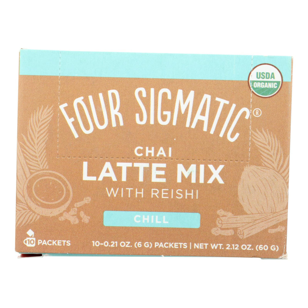 Four Sigmatic - Chai Latte - Organic Turkey Tail And Reishi - 10 Ct