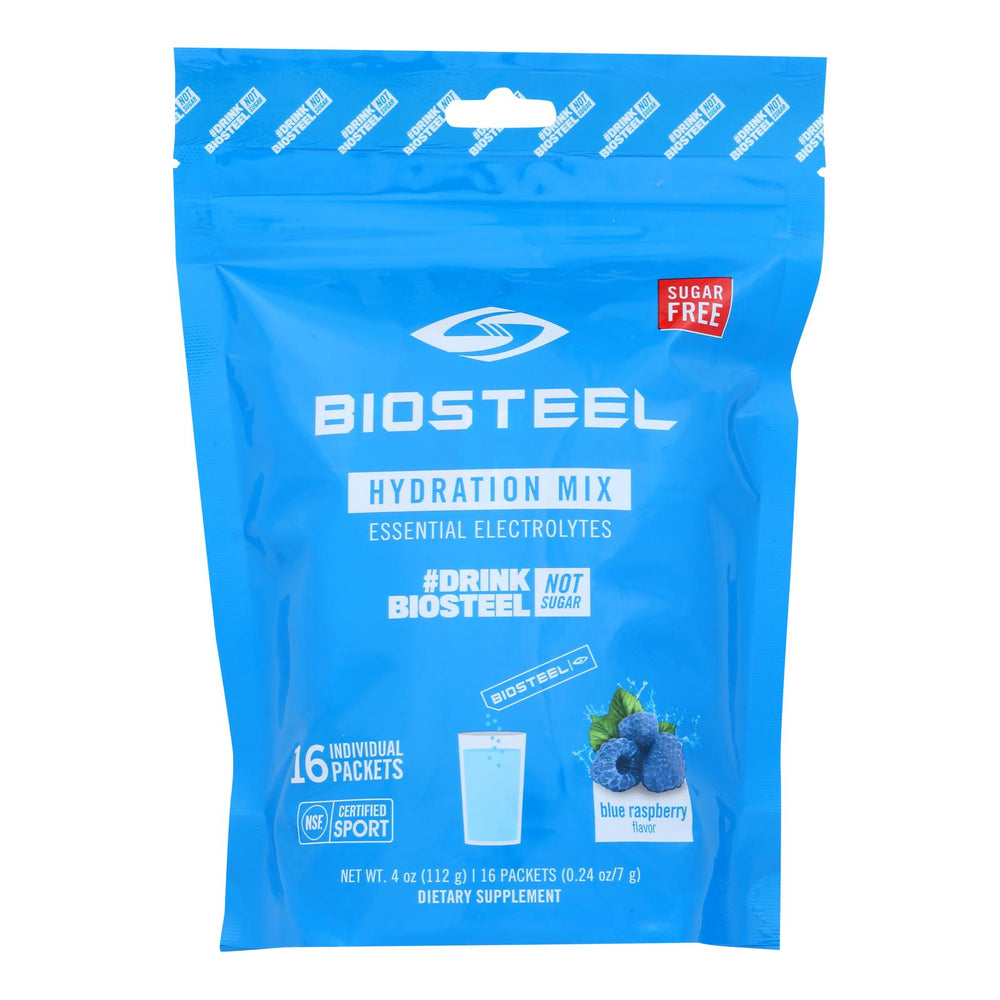 Biosteel - Elctrlyt Drink Mx Blu Raspberry - 1 Each 1-16 Ct