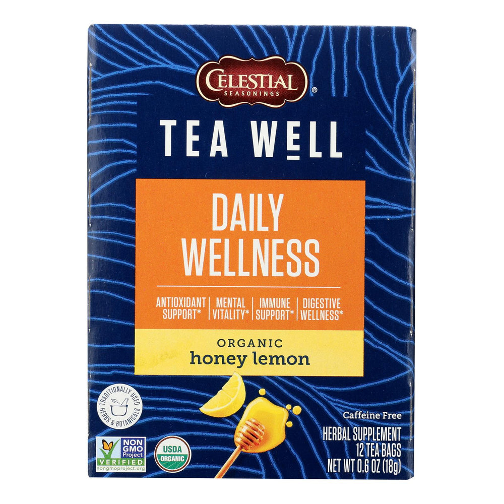 Teawell - Tea Honey Lemon - Case Of 6-12 Ct