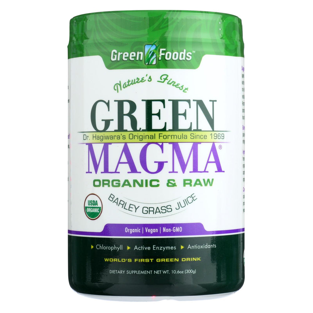 Green Foods Dr Hagiwara Green Magma Barley Grass Juice Powder - 10.6 Oz