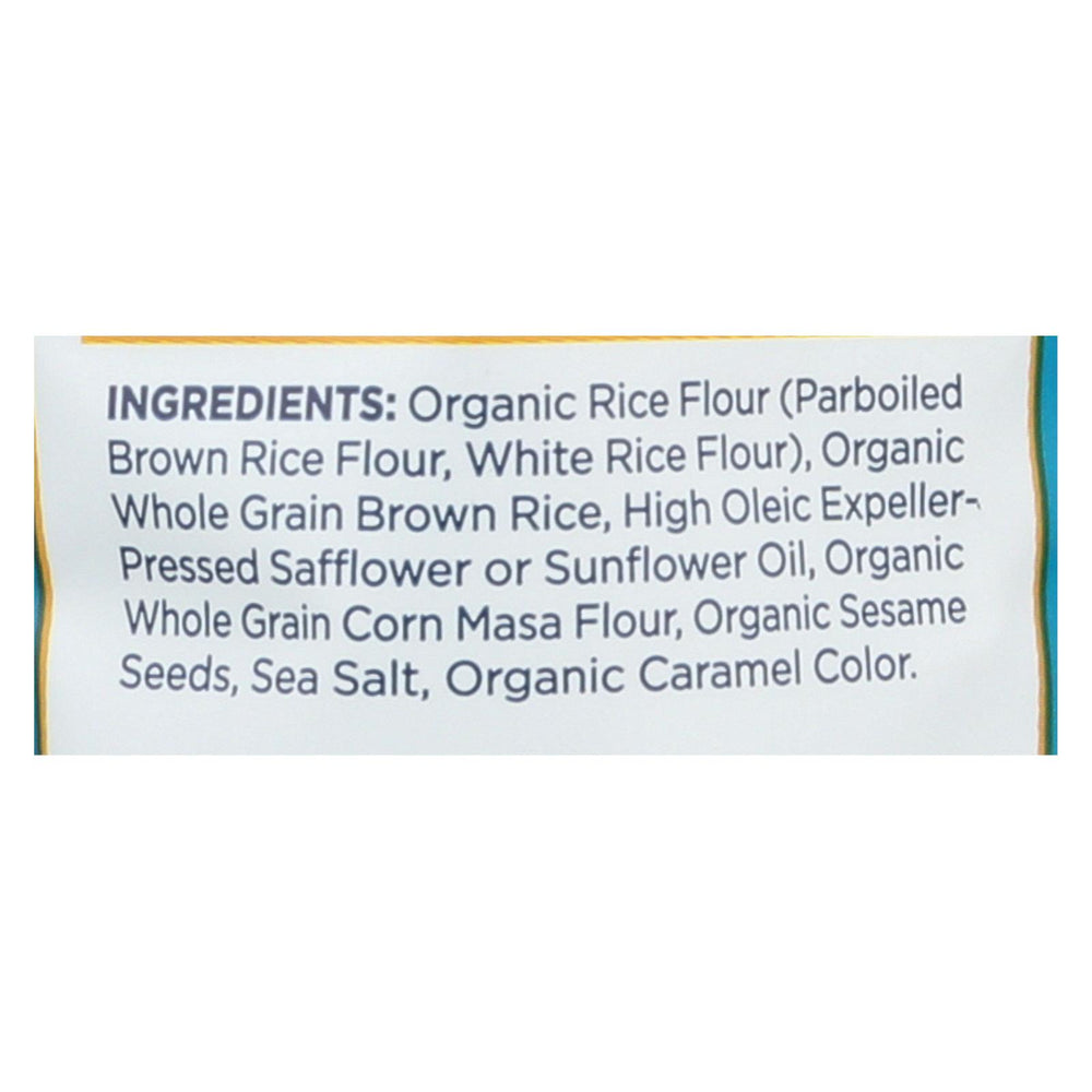 Lundberg Family Farms Sea Salt Rice Chips - Case Of 12 - 6 Oz.