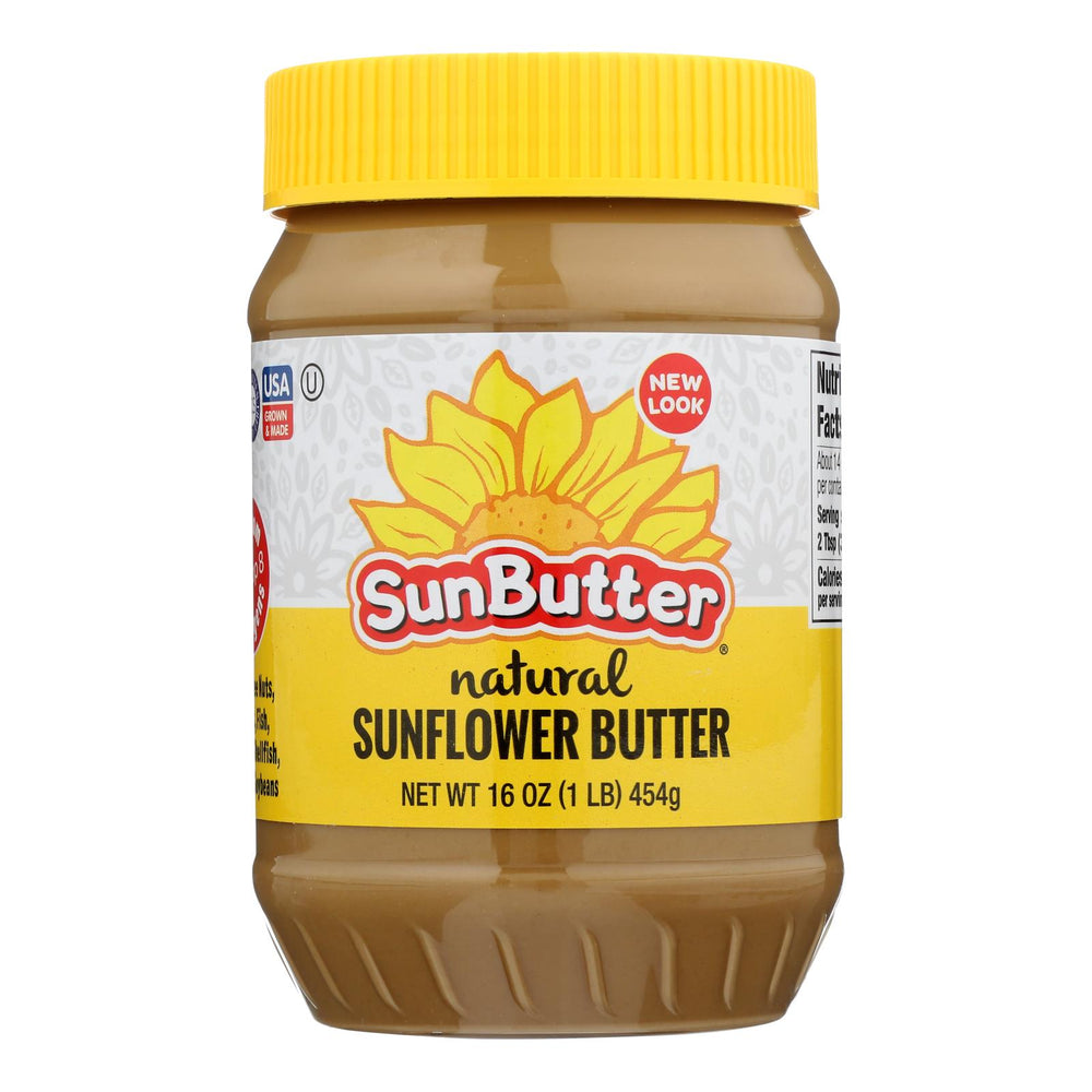 Sunbutter Sunflower Butter - Natural - Case Of 6 - 16 Oz.