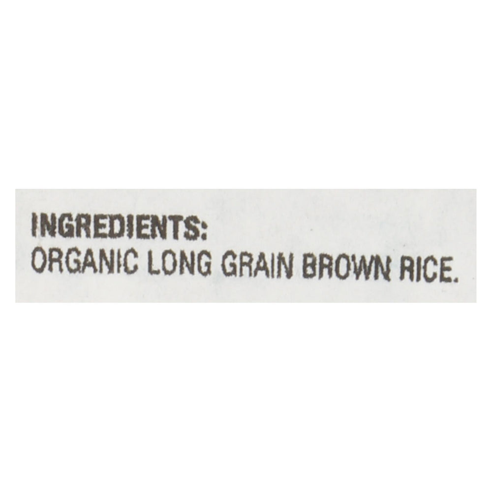 Lundberg Family Farms Organic Long Grain Brown Rice - Case Of 25 Lbs