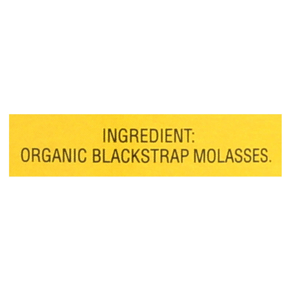 Plantation Organic Blackstrap Molasses Syrup - Case Of 12 - 15 Oz.