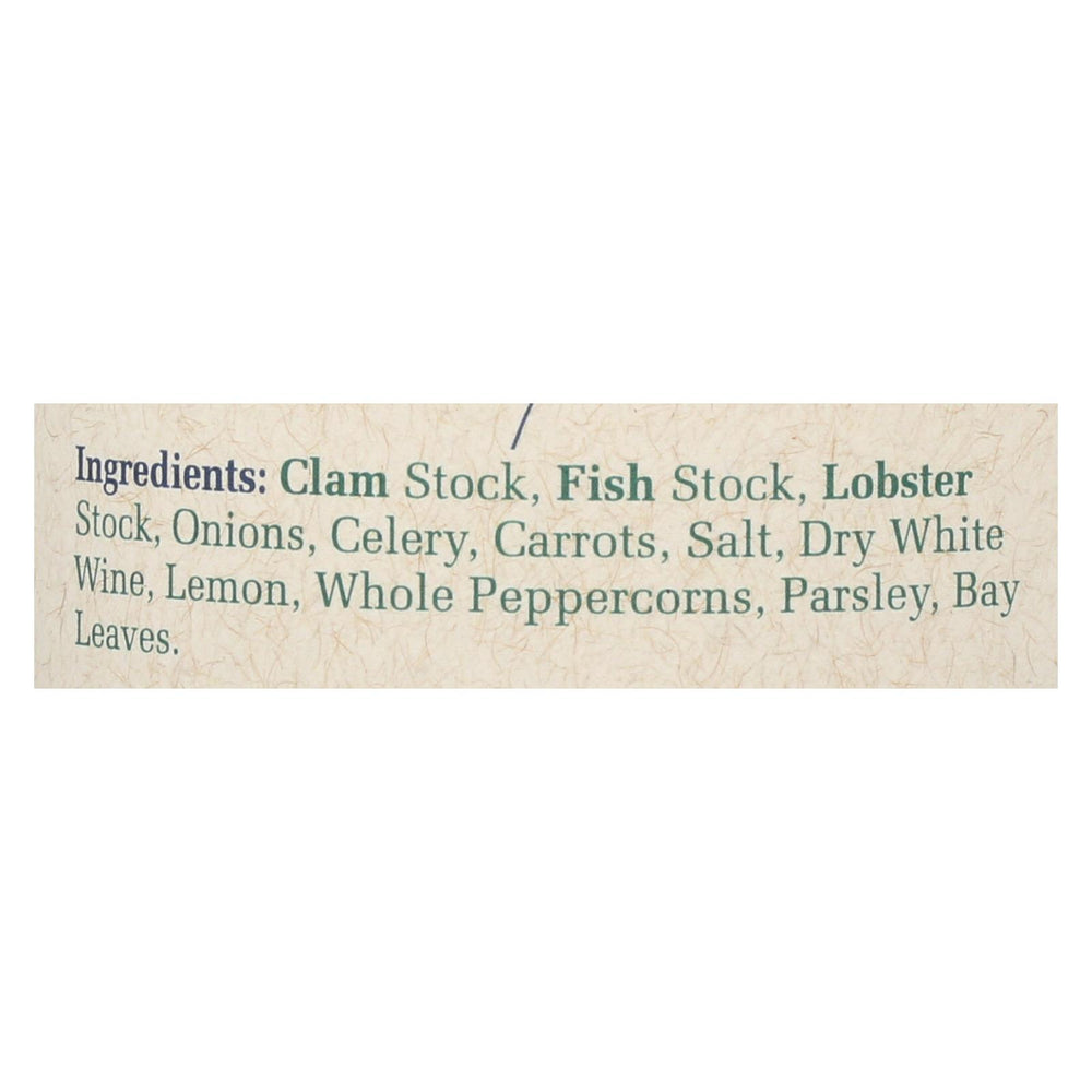 Bar Harbor - All Natural Seafood Stock - Case Of 6 - 15 Oz.