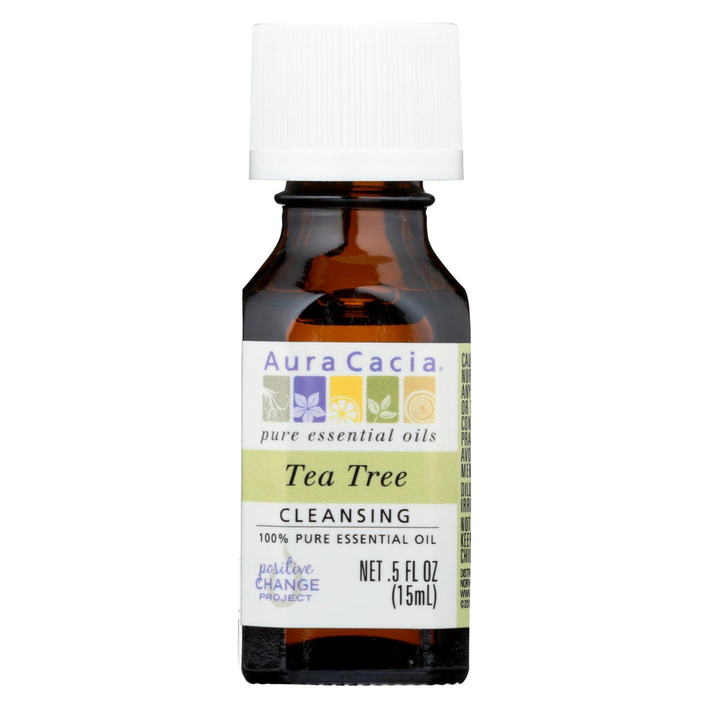 Aura Cacia - Pure Essential Oil Tea Tree - 0.5 Fl Oz