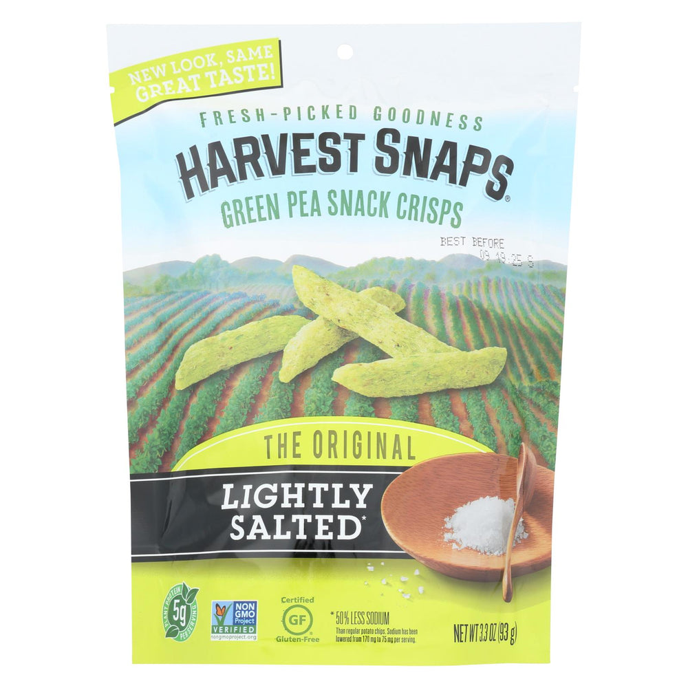 Calbee Snapea Crisp - Snapea Crisps - Lightly Salted - Case Of 12 - 3.3 Oz.