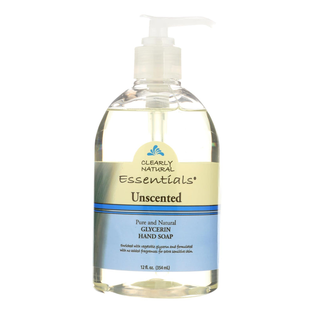 Clearly Natural Pure And Natural Glycerine Hand Soap Unscented - 12 Fl Oz