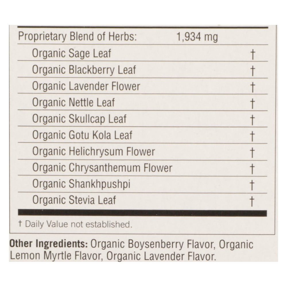 Yogi Relaxed Mind Herbal Tea Caffeine Free - 16 Tea Bags - Case Of 6