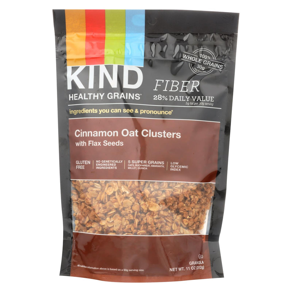 Kind Healthy Grains Cinnamon Oat Clusters With Flax Seeds - 11 Oz - Case Of 6