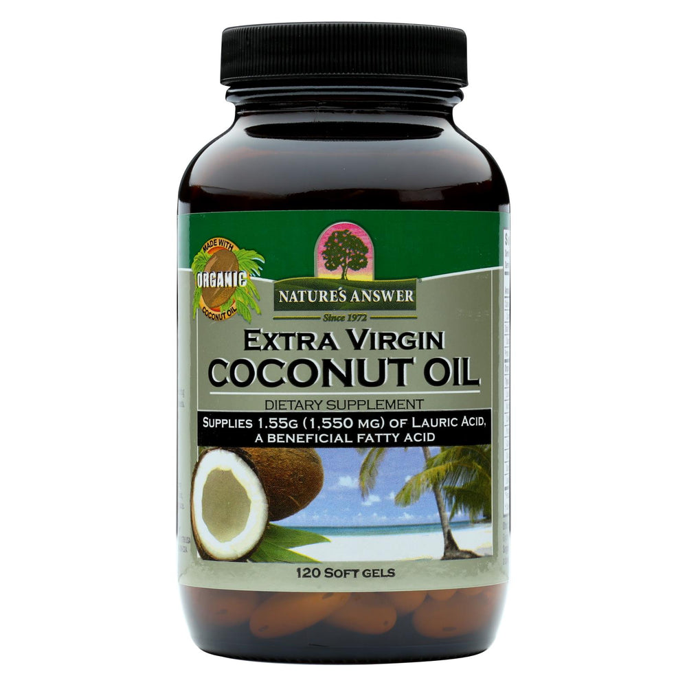 Nature's Answer - Extra Virgin Coconut Oil - 120 Softgels