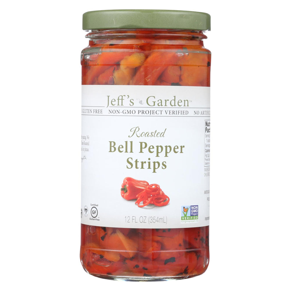 Jeff's Natural Jeff's Natural Bell Pepper Strip - Bell Pepper Strips - Case Of 6 - 12 Oz.