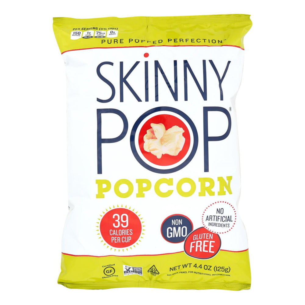 Skinny Pop Popcorn - Original - Case Of 12 - 4.4 Oz.