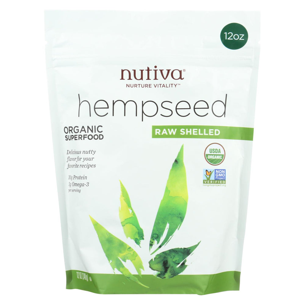 Nutiva Hempseed - Organic - Shelled - 12 Oz