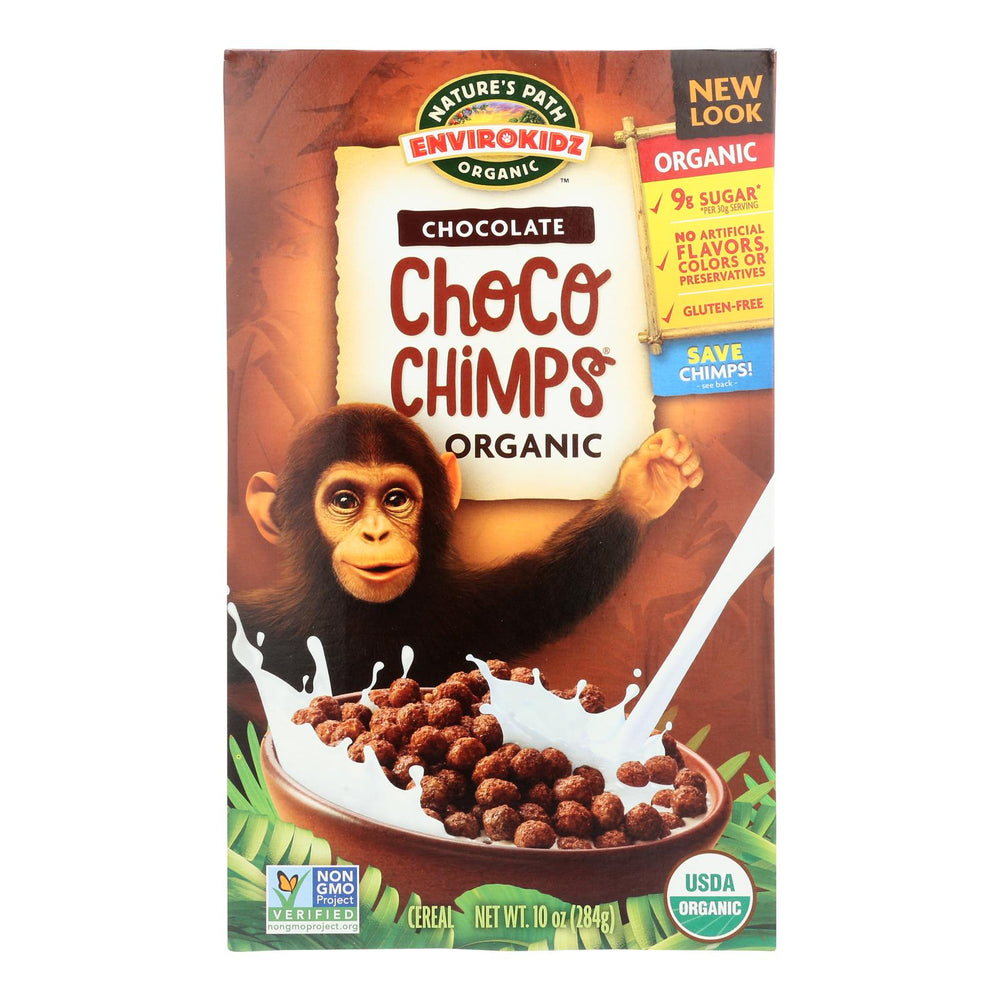 Envirokidz - Organic Cereal - Choco Chimps - Case Of 12 - 10 Oz.