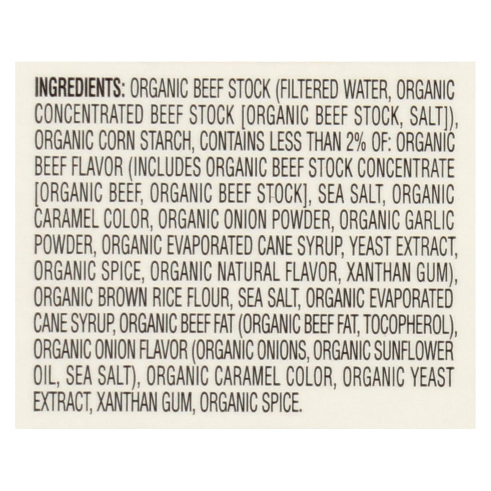 Imagine Foods Organic Gravy - Savory Beef - Case Of 12 - 13.5 Fl Oz